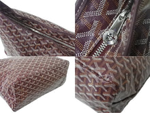Load image into Gallery viewer, 新品同様 GOYARD ゴヤール ボエム ホーボーバッグ バーガンディ BOHEMEPMLTY33CL33P コーティングキャンバス シルバー金具 中古 4c068954