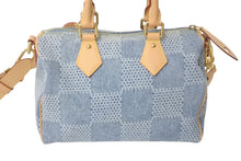 Load image into Gallery viewer, 極美品 LOUIS VUITTON ルイヴィトン スピーディ バンドリエール 25 ダミエ デニム N40700 ゴールド金具 中古 4c068963