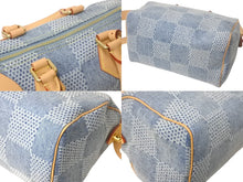 Load image into Gallery viewer, 極美品 LOUIS VUITTON ルイヴィトン スピーディ バンドリエール 25 ダミエ デニム N40700 ゴールド金具 中古 4c068963