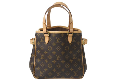 極美品 LouisVuitton ルイヴィトン バティニョール ヴェルティカル ショルダーバッグ M51153 トアル地 ブラウン ゴールド 中古 4c068968