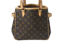 Load image into Gallery viewer, 極美品 LouisVuitton ルイヴィトン バティニョール ヴェルティカル ショルダーバッグ M51153 トアル地 ブラウン ゴールド 中古 4c068968