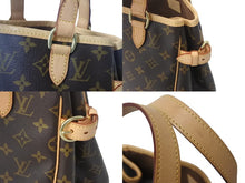Load image into Gallery viewer, 極美品 LouisVuitton ルイヴィトン バティニョール ヴェルティカル ショルダーバッグ M51153 トアル地 ブラウン ゴールド 中古 4c068968