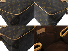 Load image into Gallery viewer, 極美品 LouisVuitton ルイヴィトン バティニョール ヴェルティカル ショルダーバッグ M51153 トアル地 ブラウン ゴールド 中古 4c068968