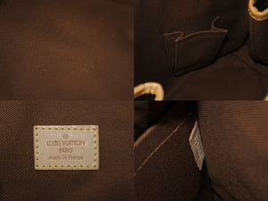 極美品 LouisVuitton ルイヴィトン バティニョール ヴェルティカル ショルダーバッグ M51153 トアル地 ブラウン ゴールド 中古 4c068968