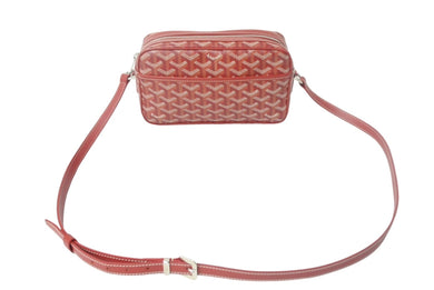 極美品 GOYARD ゴヤール カップヴェールPM ショルダーバッグ レッド シルバー金具 PVC CAPVE2PMLTY02CL02P 中古 4c068972