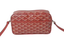 画像をギャラリービューアに読み込む, 極美品 GOYARD ゴヤール カップヴェールPM ショルダーバッグ レッド シルバー金具 PVC CAPVE2PMLTY02CL02P 中古 4c068972