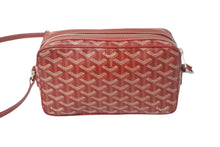 画像をギャラリービューアに読み込む, 極美品 GOYARD ゴヤール カップヴェールPM ショルダーバッグ レッド シルバー金具 PVC CAPVE2PMLTY02CL02P 中古 4c068972