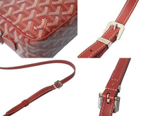 画像をギャラリービューアに読み込む, 極美品 GOYARD ゴヤール カップヴェールPM ショルダーバッグ レッド シルバー金具 PVC CAPVE2PMLTY02CL02P 中古 4c068972