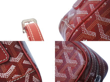 画像をギャラリービューアに読み込む, 極美品 GOYARD ゴヤール カップヴェールPM ショルダーバッグ レッド シルバー金具 PVC CAPVE2PMLTY02CL02P 中古 4c068972