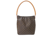Load image into Gallery viewer, LouisVuitton ルイヴィトン ルーピングGM ハンドバッグ モノグラム M51145 MI0090 ブラウン ゴールド金具 美品 中古 4c068982
