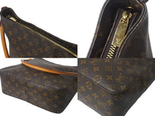 Load image into Gallery viewer, LouisVuitton ルイヴィトン ルーピングGM ハンドバッグ モノグラム M51145 MI0090 ブラウン ゴールド金具 美品 中古 4c068982