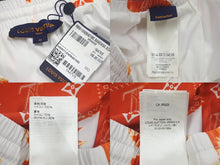 画像をギャラリービューアに読み込む, 極美品 LOUIS VUITTON ルイヴィトン モノグラム バンダナ RM222M N06 HNW11X ショートパンツ ハーフパンツ レッド ホワイト サイズM 中古 4c068987