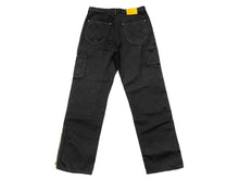 画像をギャラリービューアに読み込む, 極美品 LOUISVUITTON ルイヴィトン モノグラム ダブルニー デニム カーペンターパンツ イタリア製 ブラック サイズ34 中古 4c068988