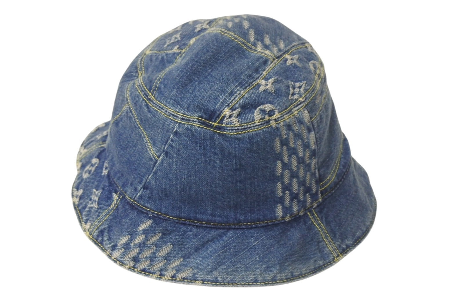 ルイヴィトン モノグラム デニム バケットハット LV ロゴ 帽子 NIGO LouisVuitton ルイヴィトン モノグラムデニムバケットハット
