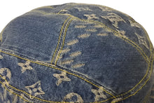 画像をギャラリービューアに読み込む, LouisVuitton ルイヴィトン モノグラムデニムバケットハット NIGOコラボ MP2734 イタリア製 コットン ブルー 美品 中古 4c068990