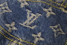 画像をギャラリービューアに読み込む, LouisVuitton ルイヴィトン モノグラムデニムバケットハット NIGOコラボ MP2734 イタリア製 コットン ブルー 美品 中古 4c068990
