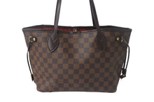 Load image into Gallery viewer, LOUIS VUITTON ルイヴィトン ネヴァーフルPM トートバッグ N51109 ダミエキャンバス ブラウン ゴールド金具 美品 中古 4c069019