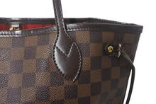 Load image into Gallery viewer, LOUIS VUITTON ルイヴィトン ネヴァーフルPM トートバッグ N51109 ダミエキャンバス ブラウン ゴールド金具 美品 中古 4c069019