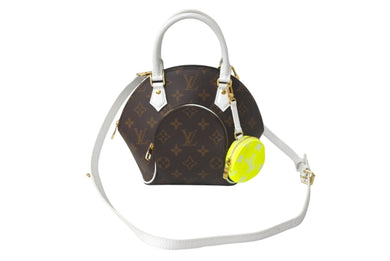 新品同様 LOUIS VUITTON ルイヴィトン ハンドバッグ M20752 エリプスBB モノグラムキャンバス ブラウン ゴールド金具 中古 4c069055