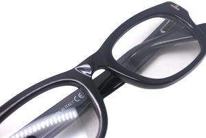 TOM FORD トムフォード サングラス メガネフレーム ブラック プラスチック 51□21-145 TF-5252-001 シルバー金具 美品 中古 4c069059