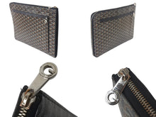 Load image into Gallery viewer, Goyard ゴヤール ソルボンヌ クラッチバッグ セカンドバッグ PVC レザー ブラック ブラウン ホワイト 美品 中古 4c069078