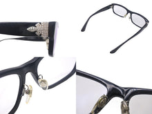 Load image into Gallery viewer, CHROME HEARTS クロムハーツ HOT POCKET-A 度入りメガネ サイズ57□17-144 ホワイトダイヤモンド1.32CT プラスチック シルバー925 美品 中古 4c069081