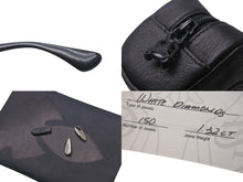 Load image into Gallery viewer, CHROME HEARTS クロムハーツ HOT POCKET-A 度入りメガネ サイズ57□17-144 ホワイトダイヤモンド1.32CT プラスチック シルバー925 美品 中古 4c069081