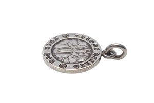 CHROME HEARTS クロムハーツ エンジェル メダル チャーム V1 ペンダントトップ シルバー 6g シルバー925 シルバー金具 美品 中古 4c069092