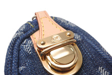 Load image into Gallery viewer, 新品同様 LOUIS VUITTON ルイヴィトン モノグラムデニム トゥルース スピーディPM ミニポーチ M95082 ブルー 中古 4c069118
