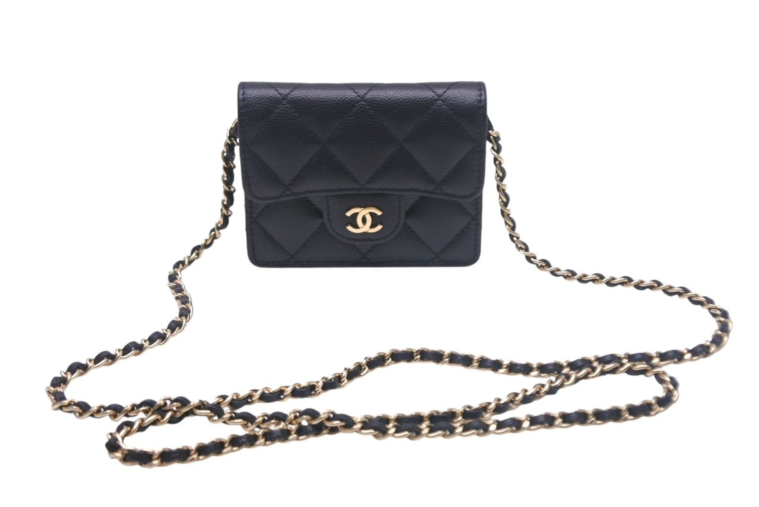 美品】CHANEL シャネル チェーンウォレット カードケース ミニマトラッセ