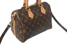 Load image into Gallery viewer, LOUIS VUITTON ルイヴィトン スピーディ バンドリエール25 ハンドバッグ M41113 モノグラム ブラウン 美品 中古 4c069148
