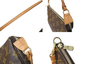 LOUIS VUITTON ルイヴィトン ポシェット アクセソワール アクセサリーポーチ M51980 モノグラム PVC レザー 美品 中古 4c069151