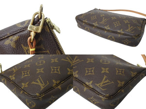 LOUIS VUITTON ルイヴィトン ポシェット アクセソワール アクセサリーポーチ M51980 モノグラム PVC レザー 美品 中古 4c069151
