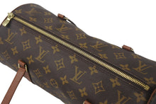 Load image into Gallery viewer, 極美品 LOUIS VUITTON ルイヴィトン パピヨンGM ハンドバッグ M51365 30cm ポーチ 筒型 モノグラム ブラウン ヴィンテージ 初期 中古 4c069153