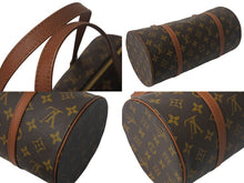 Load image into Gallery viewer, 極美品 LOUIS VUITTON ルイヴィトン パピヨンGM ハンドバッグ M51365 30cm ポーチ 筒型 モノグラム ブラウン ヴィンテージ 初期 中古 4c069153