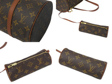 Load image into Gallery viewer, 極美品 LOUIS VUITTON ルイヴィトン パピヨンGM ハンドバッグ M51365 30cm ポーチ 筒型 モノグラム ブラウン ヴィンテージ 初期 中古 4c069153