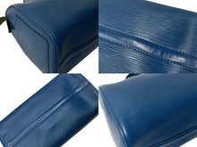Load image into Gallery viewer, LOUIS VUITTON ルイヴィトン スピーディ25 M43015 ハンドバッグ ブルー ゴールド金具 エピレザー 美品 中古 4c069158