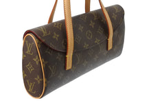 Load image into Gallery viewer, 極美品 LOUIS VUITTON ルイヴィトン モノグラム ソナチネ ハンドバッグ M51902 ロゴ ブラウン 中古 4c069167