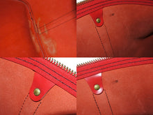 Load image into Gallery viewer, LOUIS VUITTON ルイヴィトン キーポル50 ボストンバッグ M42967 カスティリアンレッド エピレザー 美品 中古 4c069171