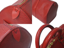 Load image into Gallery viewer, LOUIS VUITTON ルイヴィトン キーポル50 ボストンバッグ M42967 カスティリアンレッド エピレザー 美品 中古 4c069171