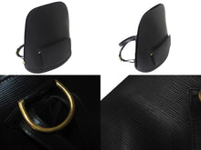 Load image into Gallery viewer, LOUIS VUITTON ルイヴィトン ゴブラン リュック ブラック M52292 ゴールド金具 エピレザー 美品 中古 4c069172