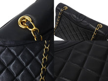 Load image into Gallery viewer, CHANEL シャネル マトラッセ ココマーク チェーンショルダーバッグ 1番台 イタリア製 レザー ブラック ゴールド金具 美品 中古 4c069195