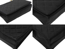Load image into Gallery viewer, CHANEL シャネル マトラッセ ココマーク チェーンショルダーバッグ 1番台 イタリア製 レザー ブラック ゴールド金具 美品 中古 4c069195
