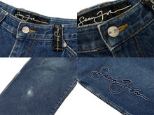 Load image into Gallery viewer, Sean John ショーンジョン ペインターデニムパンツ サイズ34 コットン ブルー 刺繍 ヴィンテージ 良品 中古 4c069242