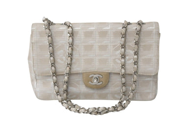 CHANEL シャネル ショルダーバッグ A15285 チェーンショルダー 6番台 ニュートラベルライン ココマーク ベージュ 美品 中古 4c069251