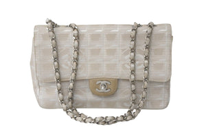 CHANEL シャネル ショルダーバッグ A15285 チェーンショルダー 6番台 ニュートラベルライン ココマーク ベージュ 美品 中古 4c069251