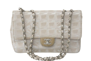 CHANEL シャネル ショルダーバッグ A15285 チェーンショルダー 6番台 ニュートラベルライン ココマーク ベージュ 美品 中古 4c069251