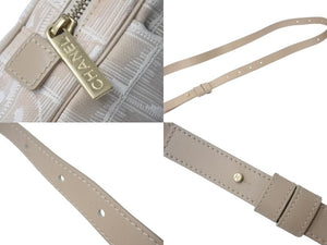 CHANEL シャネル ショルダーバッグ A20513 7番台 ニュートラベルライン ナイロンジャガード ベージュ ゴールド金具 美品 中古 4c069252