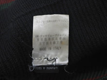 Load image into Gallery viewer, GUCCI ニットキャップ 帽子 シェリーライン 206085 4G869 イタリア製 ウール シルク ブラック グリーン レッド サイズL 美品 中古 4c069317
