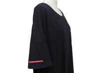 Load image into Gallery viewer, CHROME HEARTS クロムハーツ 半袖Tシャツ カットソー トップス コットン ブラック ピンク サイズXL 美品 中古 4c069328